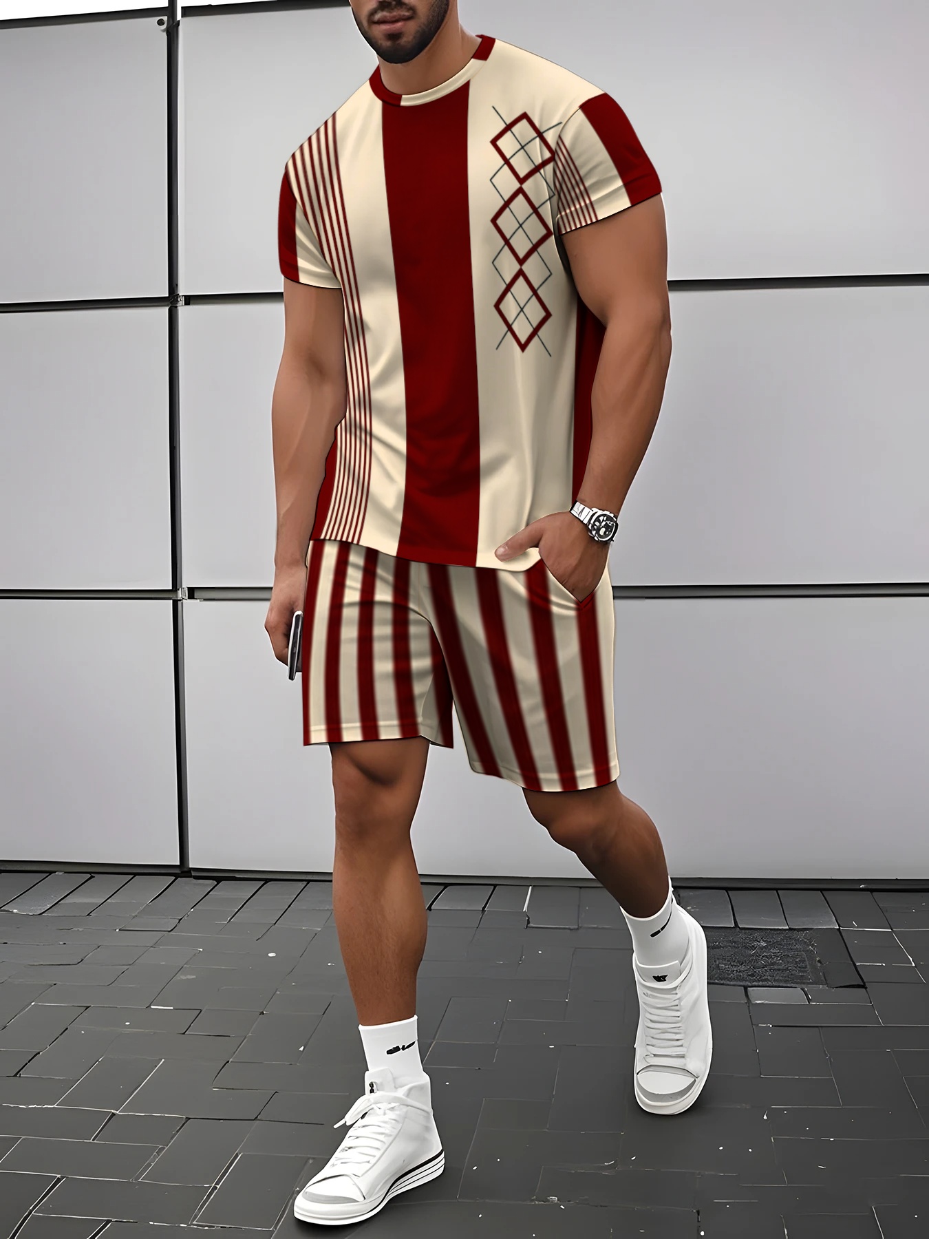 Street Fashion For 2026 - 2026 Yaz Yeni Erkek Kısa Kollu