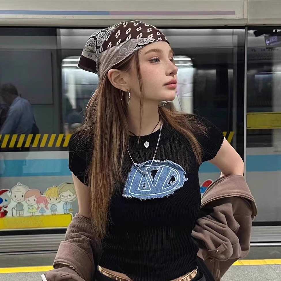 Street Fashion American - Retro Amerikan Tarzı Başörtüsü Kafa Bandı