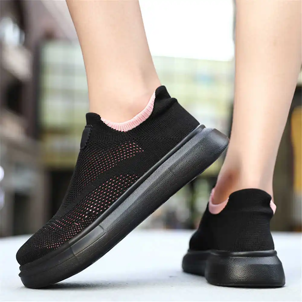 Street Fashion Vietnam - Platform çorap kahverengi ayakkabı kadın kaykay