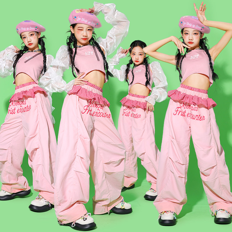 Street Fashion Kpop - Kızlar için caz dans kıyafetleri Kpop