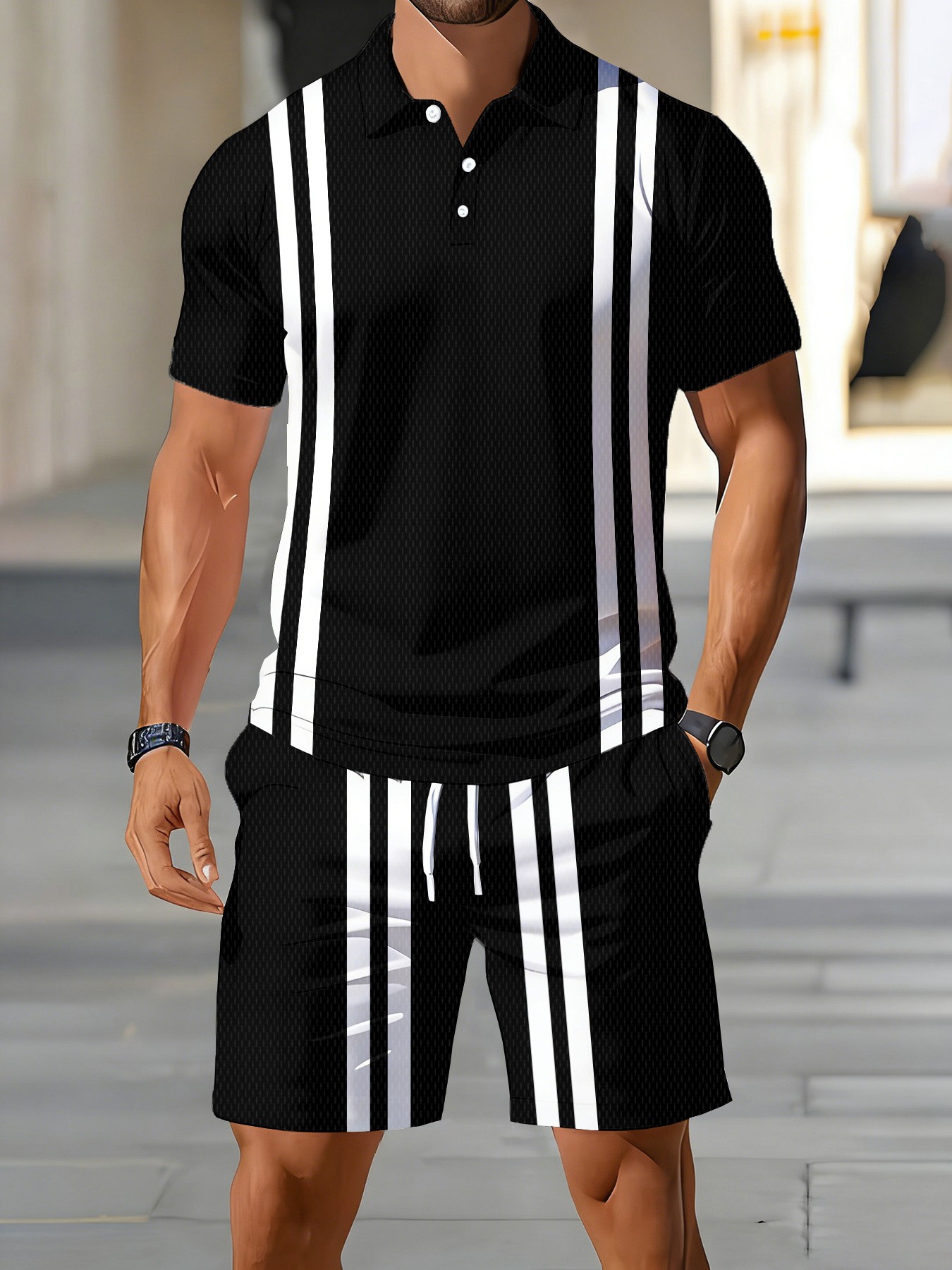 Street Fashion American - 2026 Yaz Yeni Tasarım Amerikan Erkek