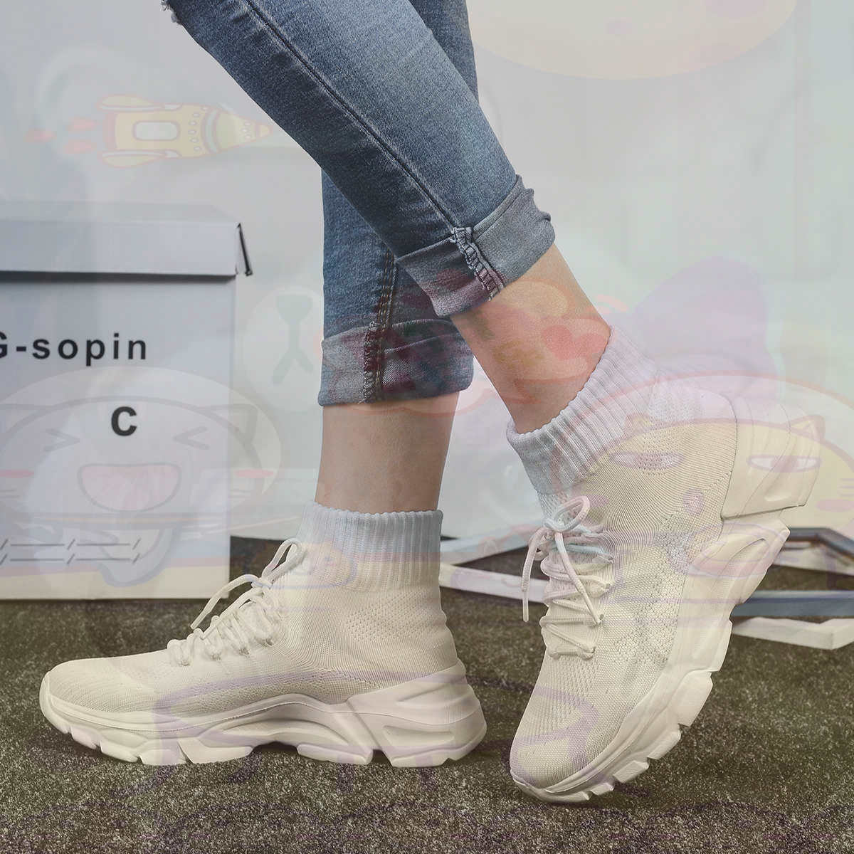 Street Fashion Vietnam - Yüksekliği Artırır Sümer Basketbol Basketbol kadın