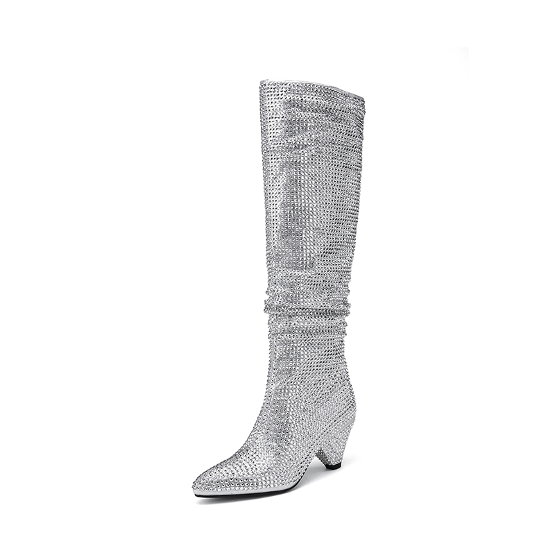 Moda Spike Topuklu Kristal Uzu - Street Fashion Ladies incelemesi ve fiyatı