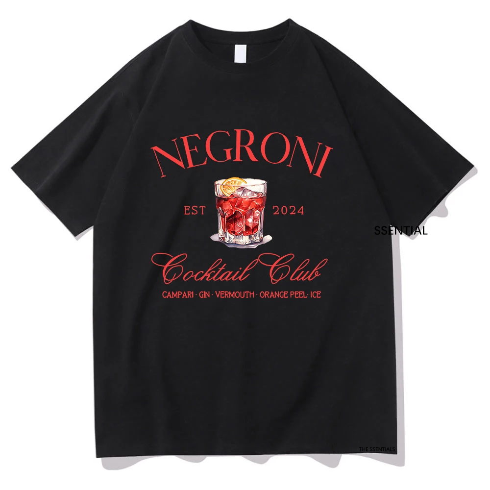 Negroni sosyal kulübü T shirt  - Street Fashion Harajuku incelemesi ve fiyatı