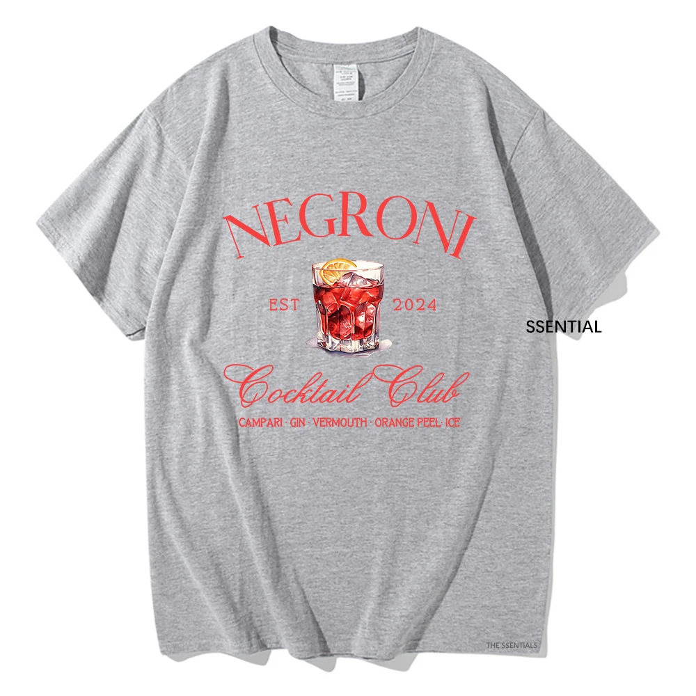 Negroni sosyal kulübü T shirt  - Street Fashion Harajuku incelemesi ve fiyatı