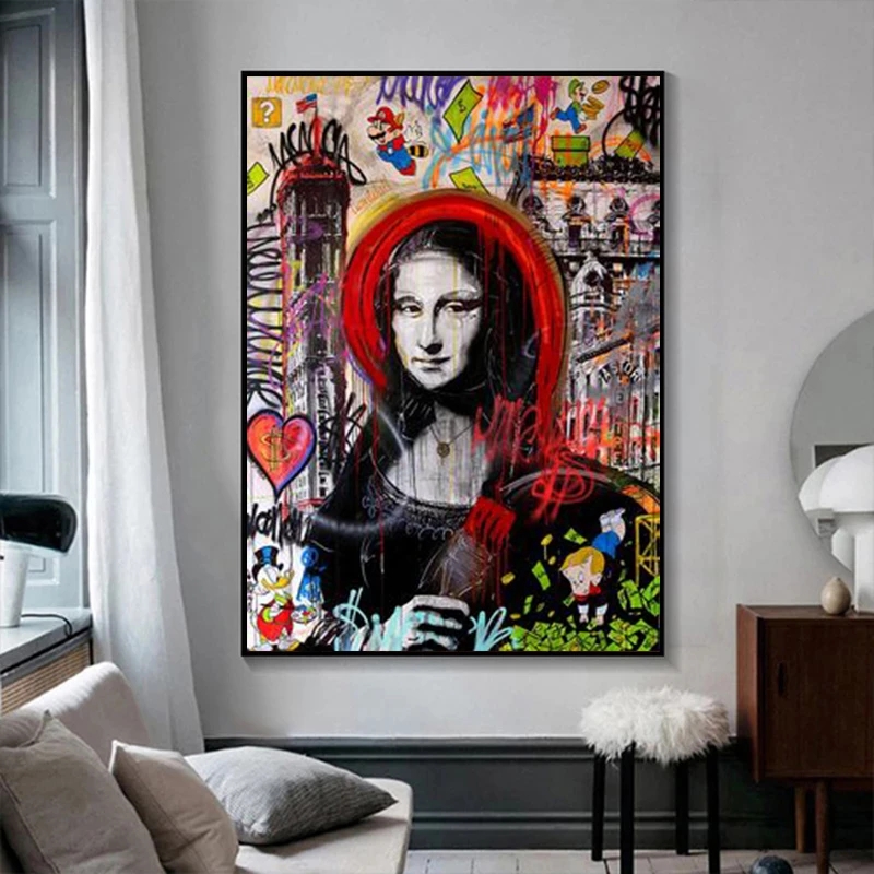 Modern sokak Pop sanatsal fres - Street Fashion Poster incelemesi ve fiyatı