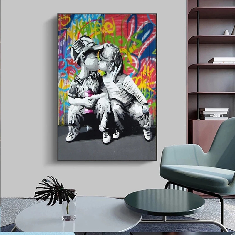 Modern sokak Pop sanatsal fres - Street Fashion Poster incelemesi ve fiyatı