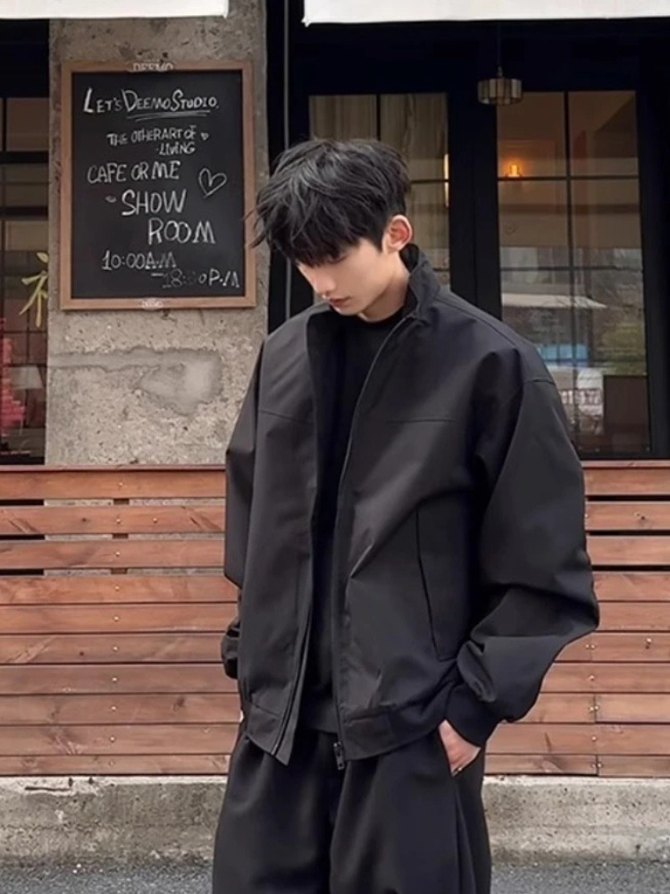 Erkekler İçin Düz Renk Koç Cek - Coach Jacket Bomber incelemesi ve fiyatı